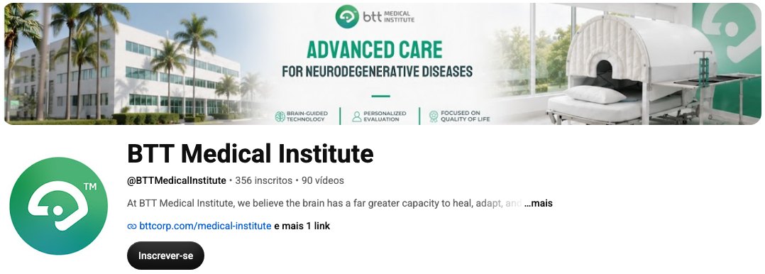 Canal BTT Medical Institute no YouTube